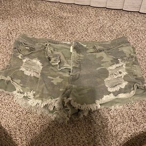 Mossimo Camo Jean Shorts